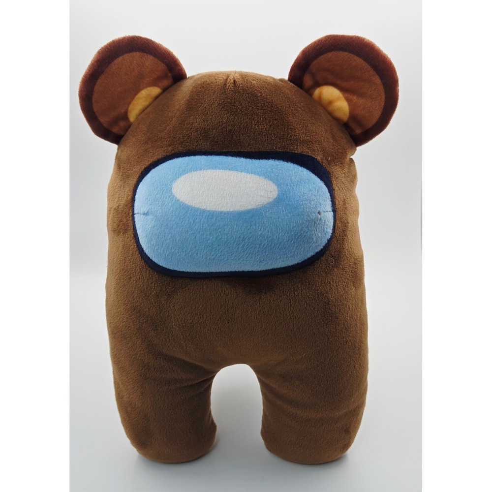 Among Us Huggable Plush Brown Bear Crewmate Stuffed Toy Toikido PMI 11 Inch NWT‎